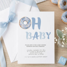 Chuva de amor donut baby shower