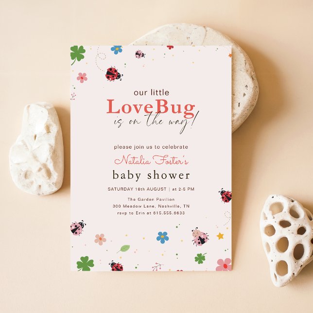 Convites Chuva de Amor Floral Chá de Bebê Menina (Criador carregado)