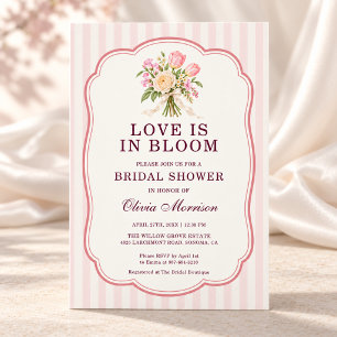 Convites Chuva de Amor Floral Chá de Noiva
