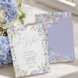 Convites Chuva de Amor Floral Rosa Casamento