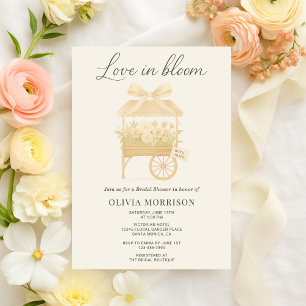 Convites Chuva de Amor no Arco Floral Chá de Noiva