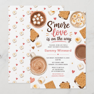 Convites Chuva de Amor no Chá de Bebê Marshmallow