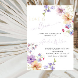 Convites Chuva de Amor no Chá de Noiva - Festa Floral de Pr