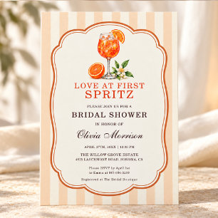 Convites Chuva de Amor no Primeiro Spritz: Chá de Noiva