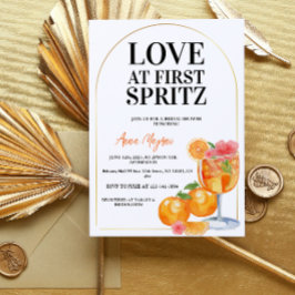 Convites Chuva de Amor no Primeiro Spritz de Limão Coquetel