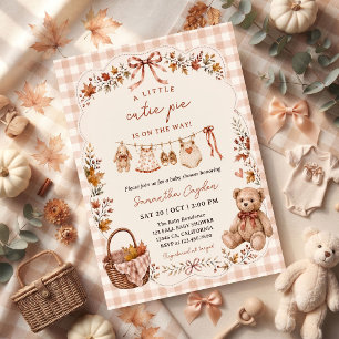 Convites Chuva de Amor Outono Baby Shower Caprichoso Pequen