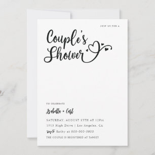 Convites Chuva de Amor para Casal