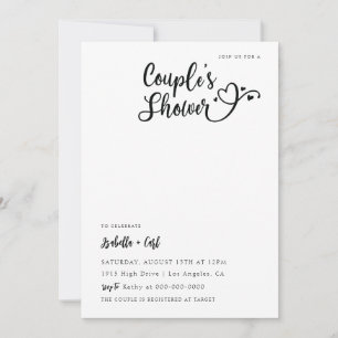 Convites Chuva de Amor para Casal