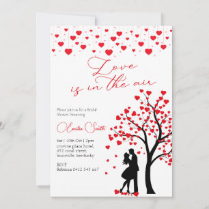 Convites Chuva de amor para chá de noiva