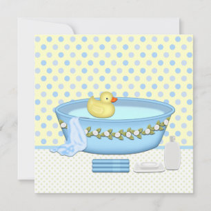 Convites Chuva de Amor para Meninos - Baby Shower