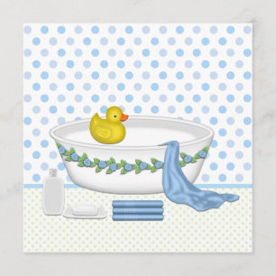 Convites Chuva de Amor para Meninos - Baby Shower