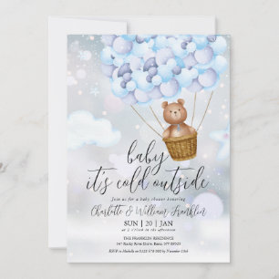 Convites Chuva de Amor para o Ursinho de Pelúcia: Baby Show