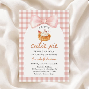 Convites Chuva de Amor Pequena Torta de Aniversário de Bebê