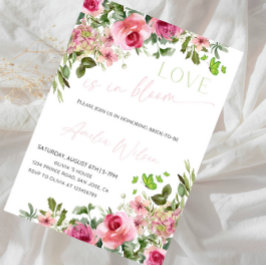 Convites Chuva de Amor Tema Jardim Floral - Chá de Noiva