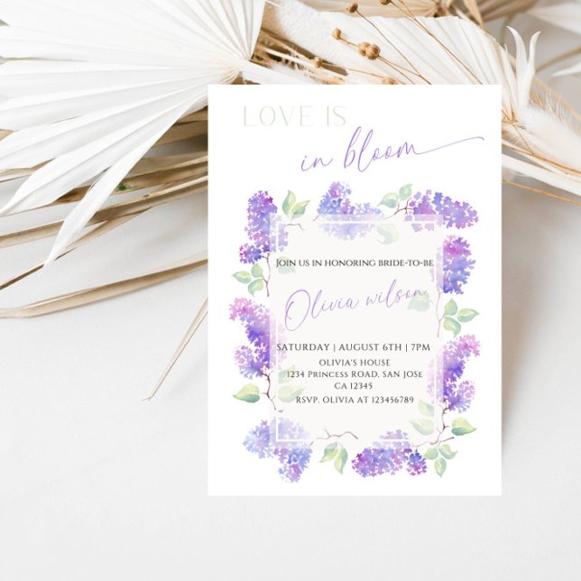 Convites Chuva de Amor Tema Jardim Floral - Chá de Noiva (Criador carregado)
