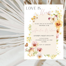 Chuva de Amor Tema Jardim Floral - Chá de Noiva