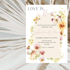 Convites Chuva de Amor Tema Jardim Floral - Chá de Noiva