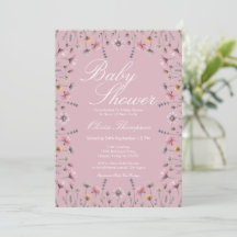 Chuva de Bebê Boho Flor Silvestre Pastel Suave