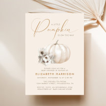 Chuva de Bebê Boho Little Pumpkin Outono