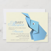 Chuva de bebê de elefante de origami personalizado