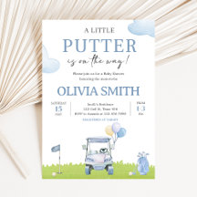 Chuva de Bebê de Golfe A Little Putter