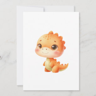 Convites Chuva de Bebê Dinossauro Neutro em Breve