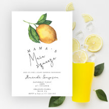 Chuva de bebê do Lemon, o grande amor da mamãe
