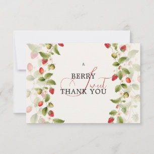 CONVITES CHUVA DE BEBÊ DOCE MORANGO SELVAGEM 