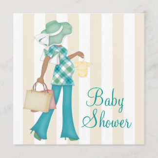 Convites Chuva de Bebê Étnica Mãe Chic