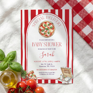 Convites Chuva de Bebê Italiano Entrega Especial