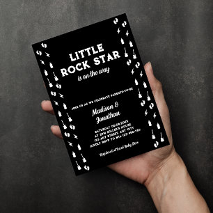 Convites Chuva de Bebê Little Rock Star