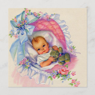 Convites Chuva de Bebê Menina Pastel Rosa