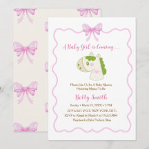 Chuva de Bebê Menina Personalizada Cavalo Fofo Arc