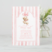 Chuva de Bebê Menina Urso de Pelúcia Elegante List