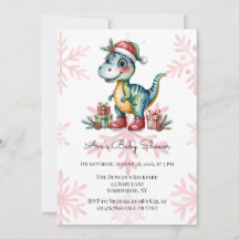 Chuva de Bebê Menino Azul de Natal e Presentes com