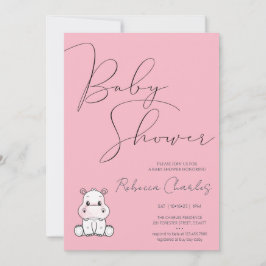 Convites Chuva de Bebê Minimalista
