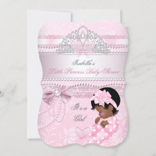Convites Chuva de Bebê Princesinha Menina Borboleta AA