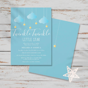 Convites Chuva de Bênçãos / Baby Shower Twinkle Twinkle Lit