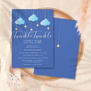Convites Chuva de Bênçãos / Chá de Bebê Twinkle Twinkle Lit