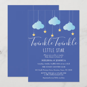 Convites Chuva de Bênçãos / Chá de Bebê Twinkle Twinkle Lit