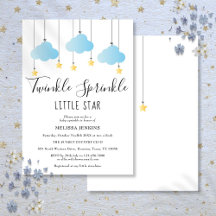 Chuva de Bênçãos Estrelinha Azul Aniversário de Be