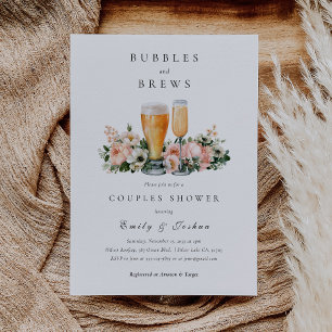 Convites Chuva de Bolhas e Cervejas para Casais
