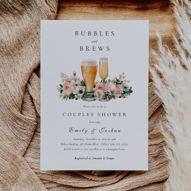 Convites Chuva de Bolhas e Cervejas para Casais (Criador carregado)