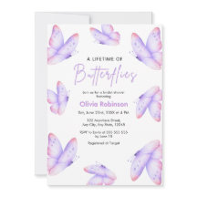 Chuva de Borboletas no Casamento Rosa Roxo