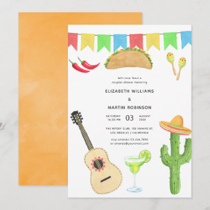 Convites Chuva de Casal Fiesta Mexicana Taco 'bout Amor