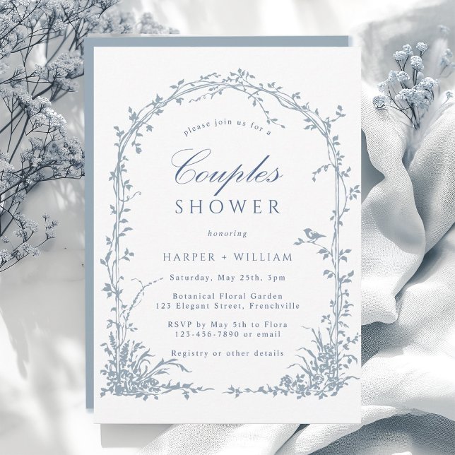Convites Chuva de Casamento de Casais de Jardim de Arco Bot (Criador carregado)