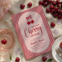 Chuva de Cerejas no Baby Shower