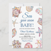 Chuva de Conchinhas Baby Shower