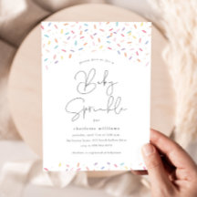 Chuva de Confetes de Arco-Íris Fofa para o Bebê