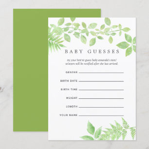 Convites Chuva de Cores Verde Baby Shower Chutes de Bebê